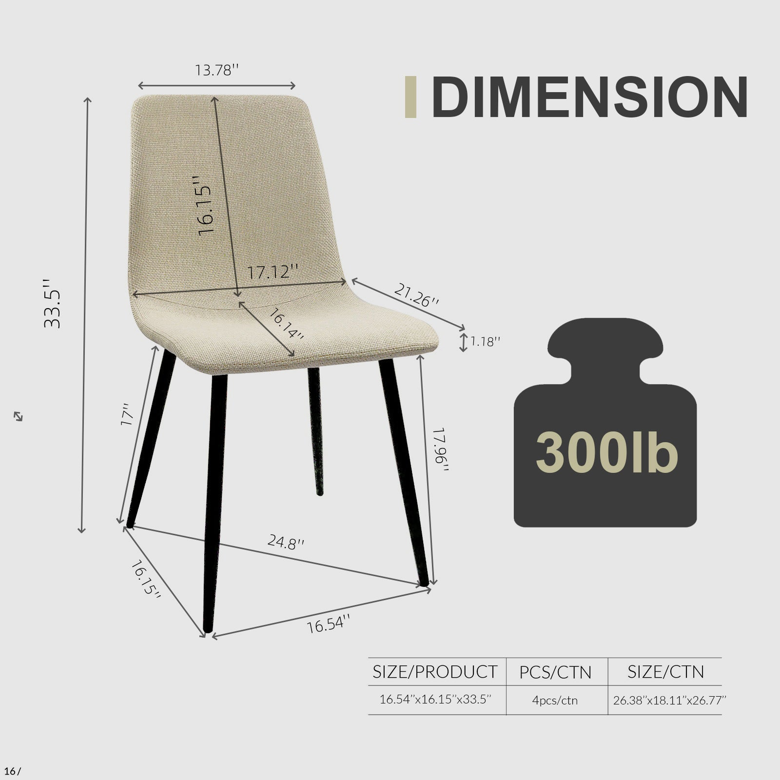 47" 63" Extendable Mdf Modern Dining Table And Chair Set, Suitable For 2 6 People, White Dining Table And Modern Beige Dining Chair 4 Piece Set, Metal Base And Linen Chair Beige White Mdf