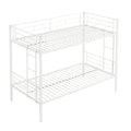 Metal Bunk Bed White White Metal