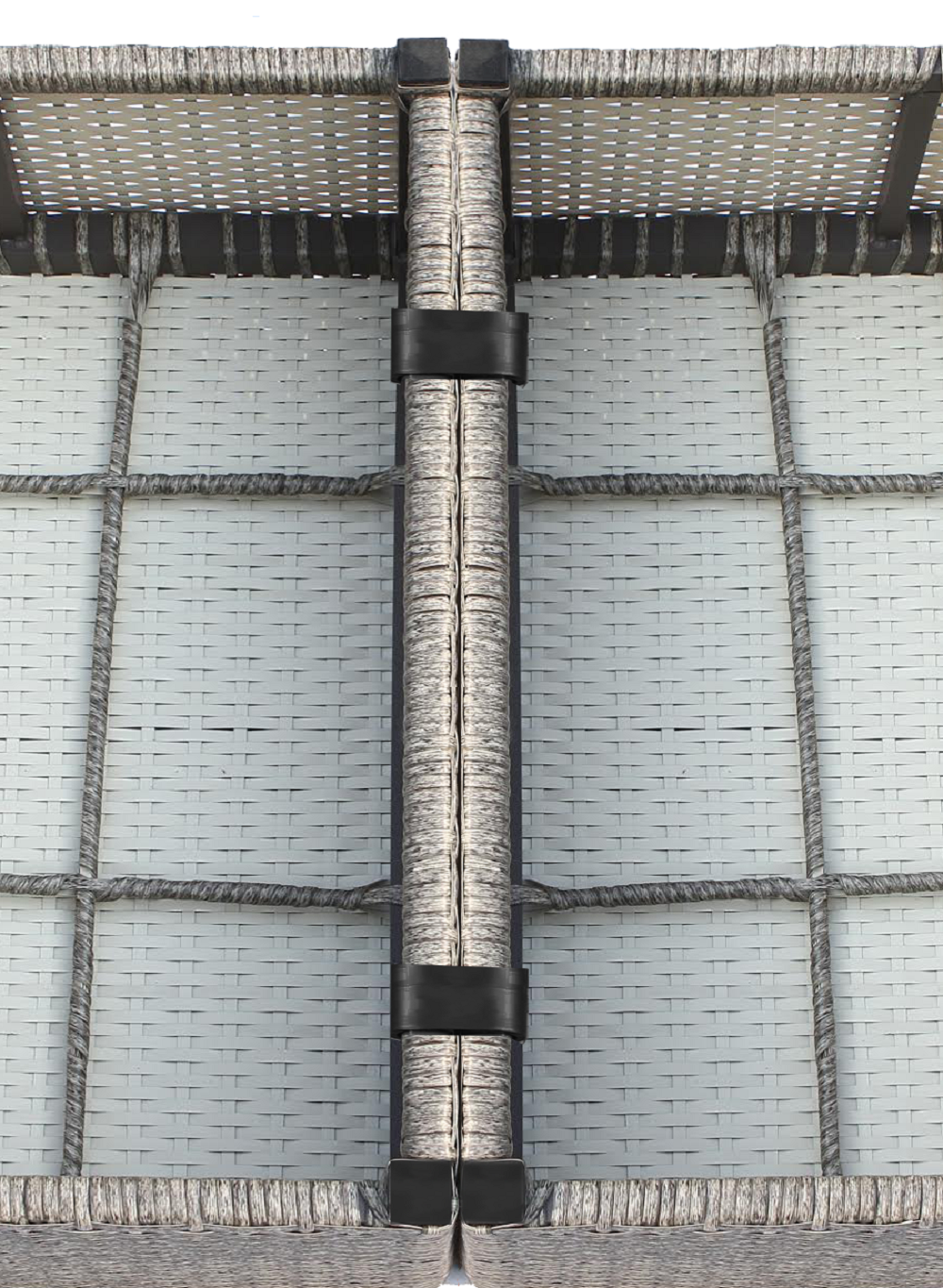 Rattan Wicker Fully Assembled 2 Person Seating Group With Cushions Brown Modern Wicker