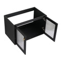 32 Inch Wall Mounted Bathroom Vanity With Sink, For black-2-bathroom-wall mounted-modern-plywood