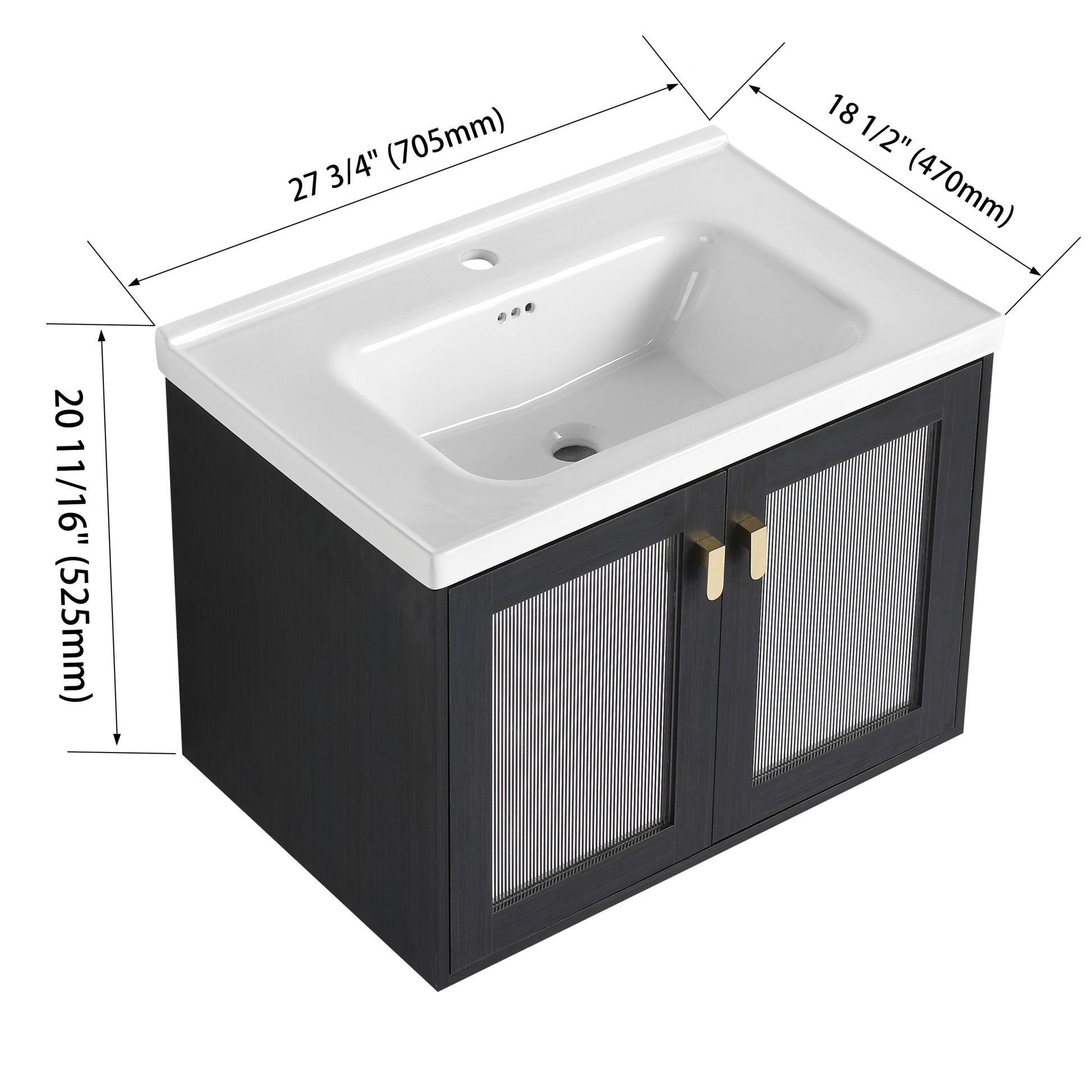 28 Inch Wall Mounted Bathroom Vanity With Sink, For black-2-bathroom-wall mounted-modern-plywood