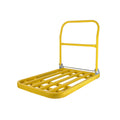 660 lbs. Capacity Steel Push Hand Truck Heavy Duty yellow-metal