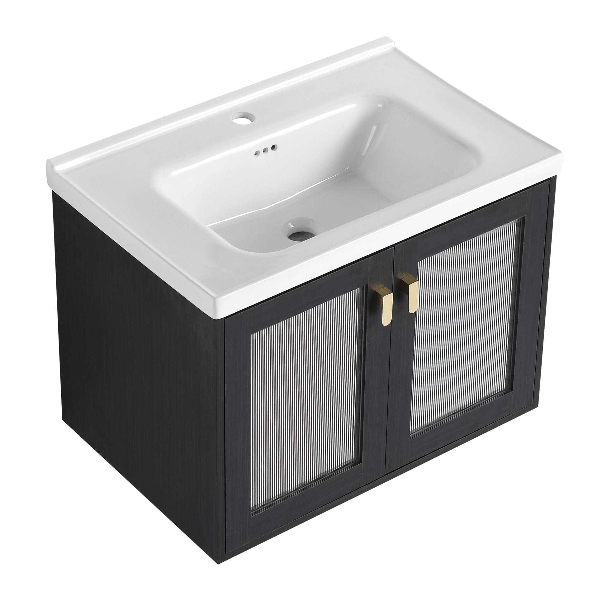 28 Inch Wall Mounted Bathroom Vanity With Sink, For black-2-bathroom-wall mounted-modern-plywood