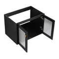 28 Inch Wall Mounted Bathroom Vanity With Sink, For black-2-bathroom-wall mounted-modern-plywood