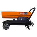 Garlugh Dhe220 Portable Movable Torpedo Forced Air 215000Btu Heavy Duty Kerosene Diesel Heater With Thermostat Control And Overheat Protection For Jobsite,Garage,Construction Site And Farm. Orange Multi Garden & Outdoor Steel