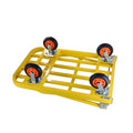 660 lbs. Capacity Steel Push Hand Truck Heavy Duty yellow-metal