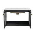 32 Inch Wall Mounted Bathroom Vanity With Sink, For black-2-bathroom-wall mounted-modern-plywood