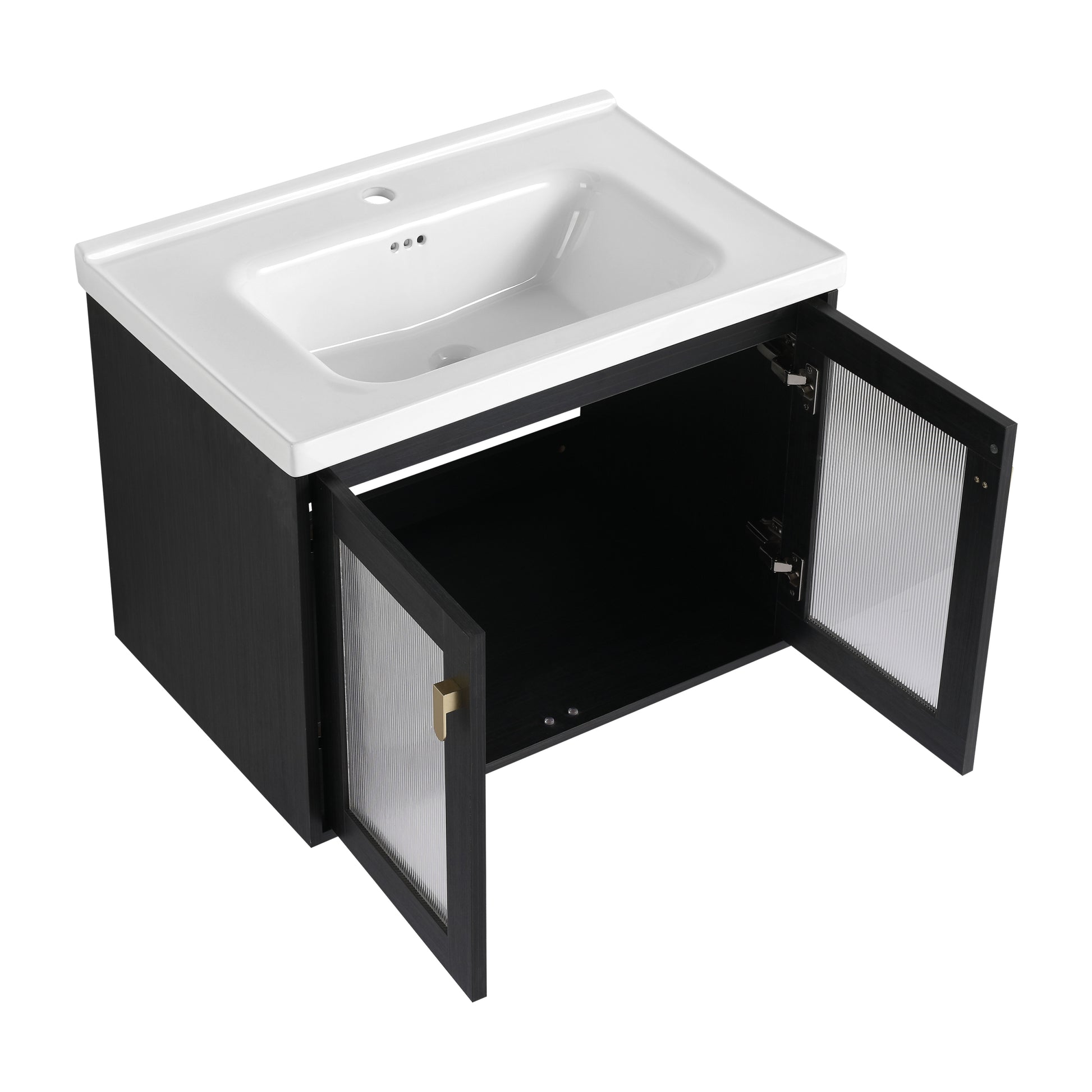 28 Inch Wall Mounted Bathroom Vanity With Sink, For black-2-bathroom-wall mounted-modern-plywood