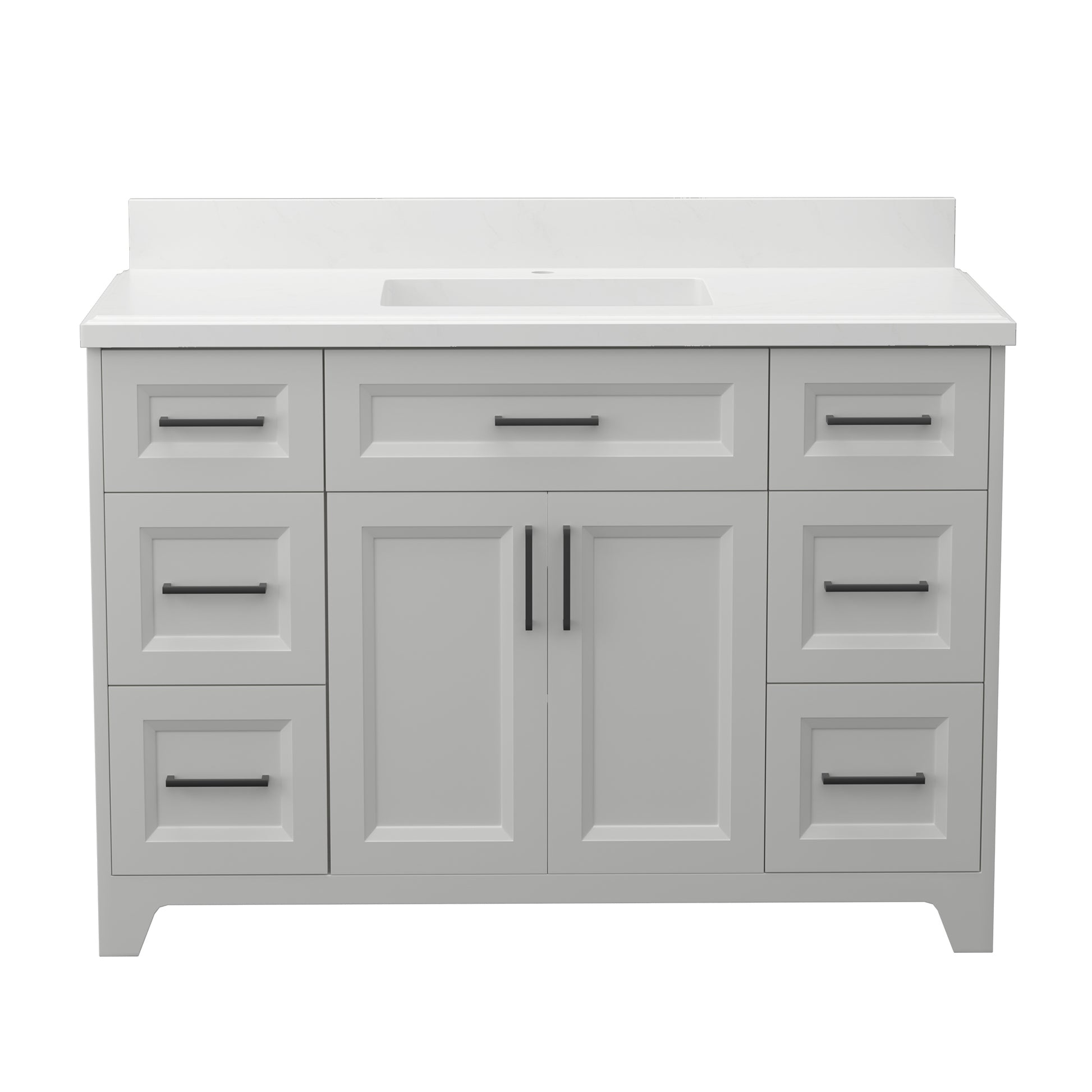 48" Bathroom Vanity With Sink Combo, Modern