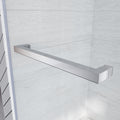 Frameless Sliding Shower Glass Door 56 60 In.W X 76 In. H,3 8