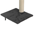 Wall Mounted Cat Tree, Cat Furniture With 2 Cat Condos House, 3 Cat Wall Shelves, 2 Ladder, 1 Cat Perch, Sisal Cat Scratching Posts And Pad Dark Grey Particle Board