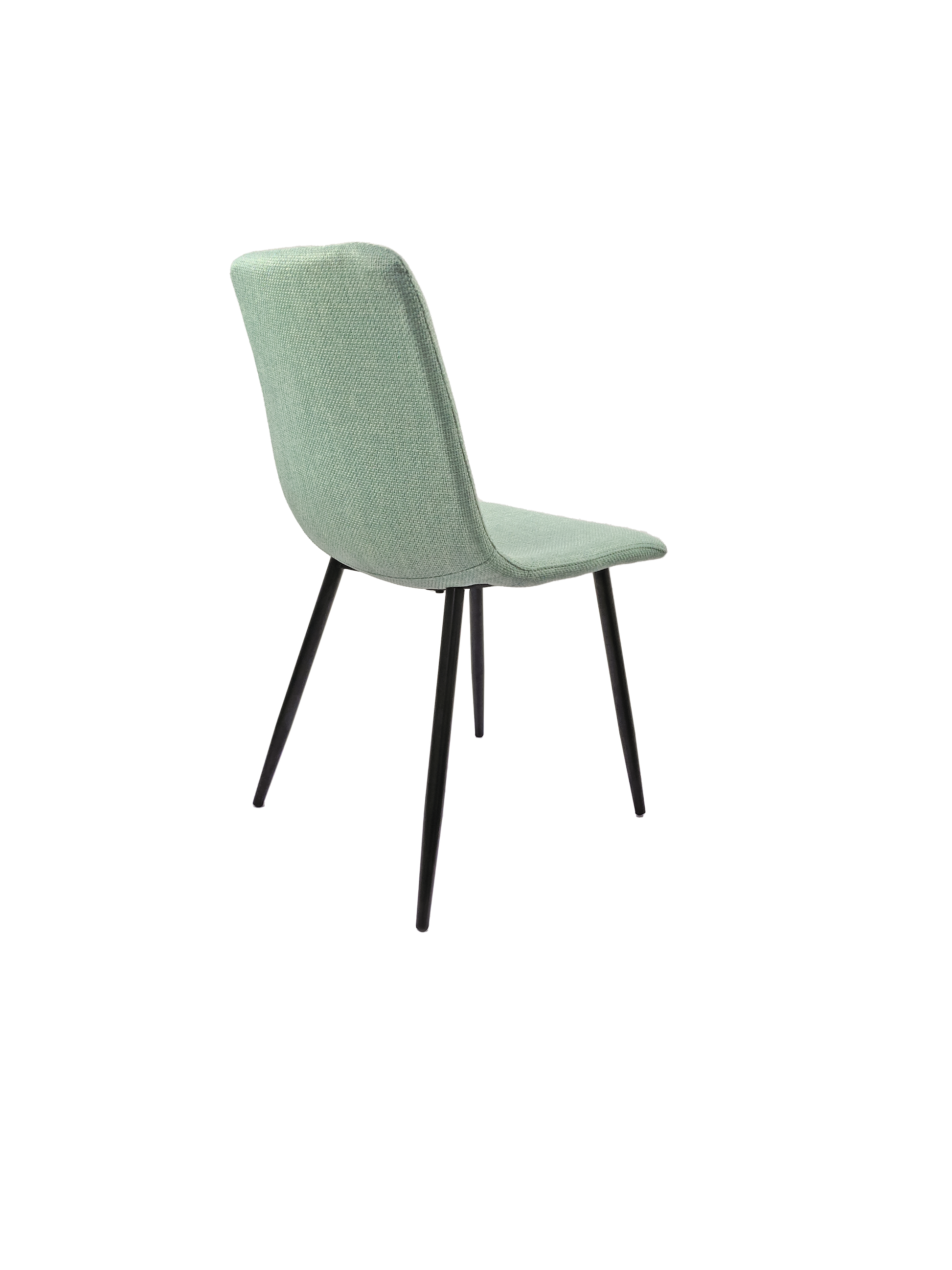 Dining Chairs Set Of 4,Modern Kitchen Dining Room Chairs,Upholstered Dining Accent Chairs In Linen Cushion Seat And Sturdy Black Metal Legs Light Green Light Green Kitchen Dining Chairs Foam Linen