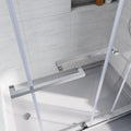 Frameless Sliding Shower Glass Door 56 60 In.W X 76 In. H,3 8