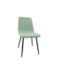 Dining Chairs Set Of 4,Modern Kitchen Dining Room Chairs,Upholstered Dining Accent Chairs In Linen Cushion Seat And Sturdy Black Metal Legs Light Green Light Green Kitchen Dining Chairs Foam Linen