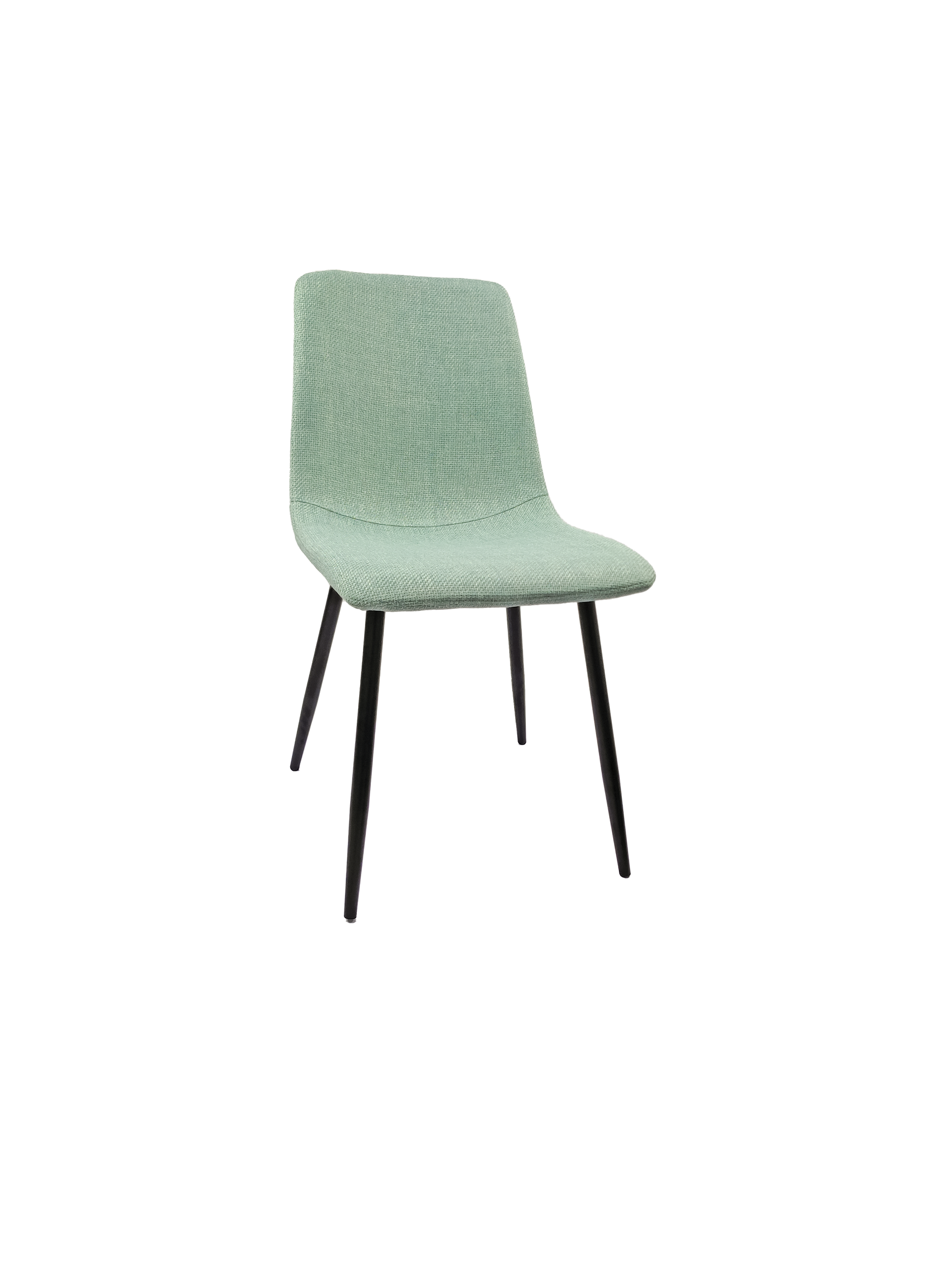 Dining Chairs Set Of 4,Modern Kitchen Dining Room Chairs,Upholstered Dining Accent Chairs In Linen Cushion Seat And Sturdy Black Metal Legs Light Green Light Green Kitchen Dining Chairs Foam Linen