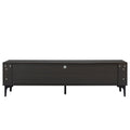 Tv Stand,Tv Cabinet,Entertainment Center,Tv Console,Media Console,With Led Remote Control Lights,Uv Bloom Drawer Panel,Ferrous Legs,Can Be Placed In The Living Room, Bedroom, Color: Dark Brown Black Black Brown Brown Primary Living Space 60 69 Inches 60