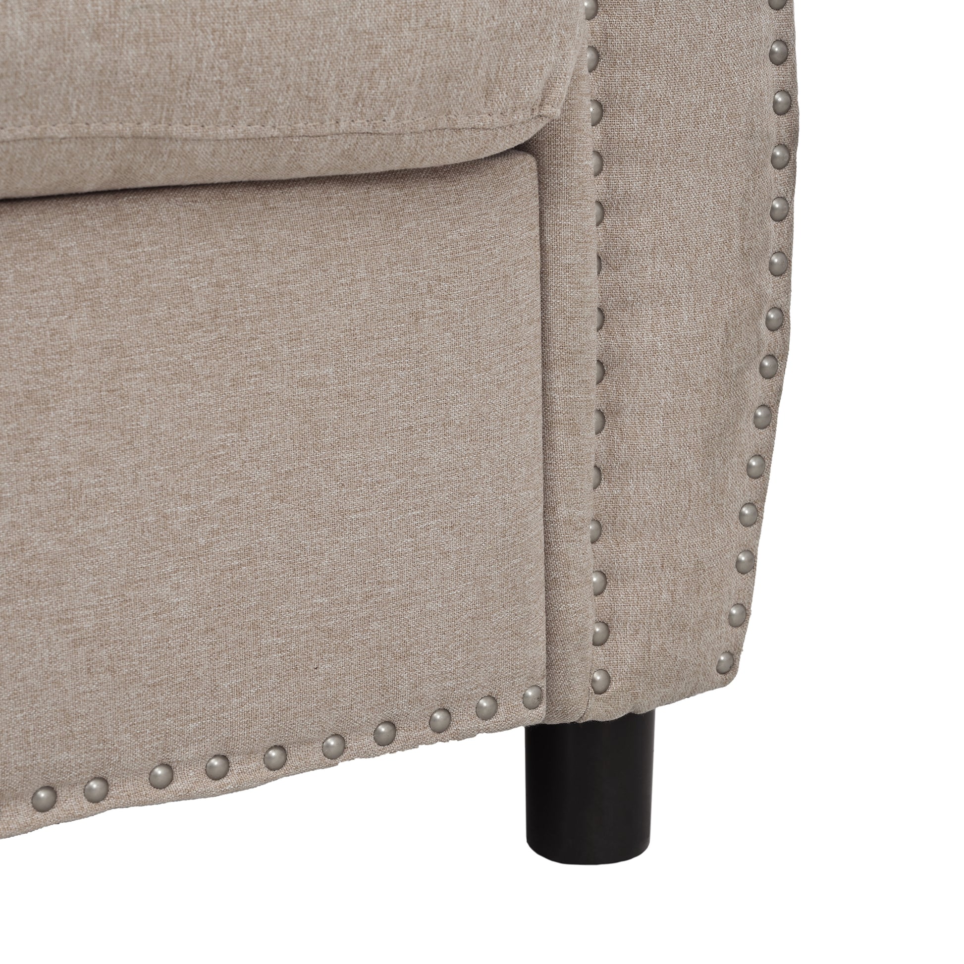 80.7'' 2 In 1 Sofa Bed Sleeper With Large Mattress 63''*70.9*3.3 Inch , For Living Room Spaces Bedroom Beige Polyester