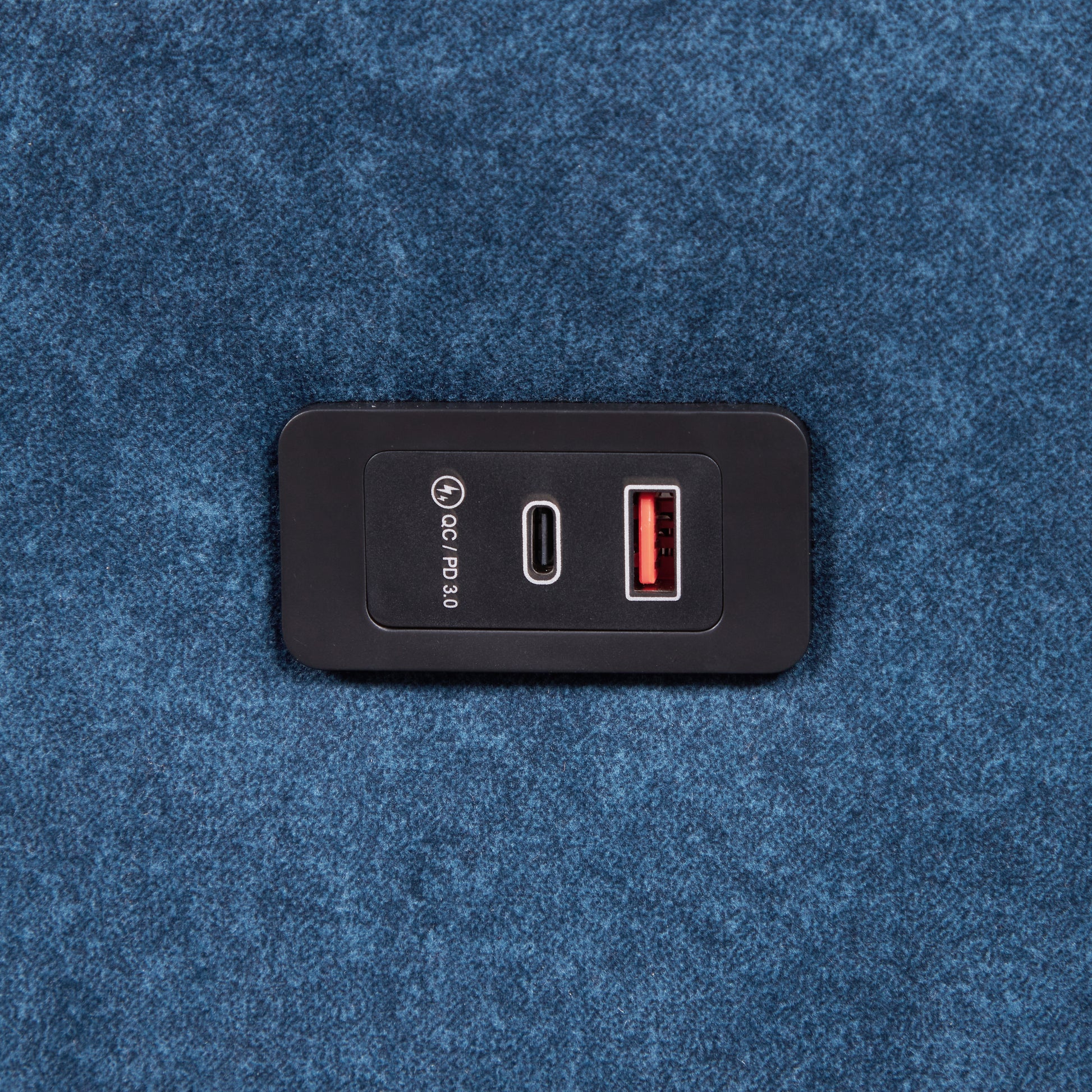 55.1" Pull Out Sleep Sofa Bed Loveseats Sofa Couch With Adjsutable Backrest, Storage Pockets, 2 Soft Pillows, Usb Ports For Living Room, Bedroom, Apartment, Office, Blue Old Sku: Wf315689Aac Blue Foam Microfiber 2 Seat