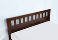 Full Bed Frame, Wood Platform Bed With Headboard, Bed Frame With Wood Slat Support For Kids, Easy Assembly,No Box Spring Needed, Dark Walnut Box Spring Not Required Full Walnut Wood Solid Wood