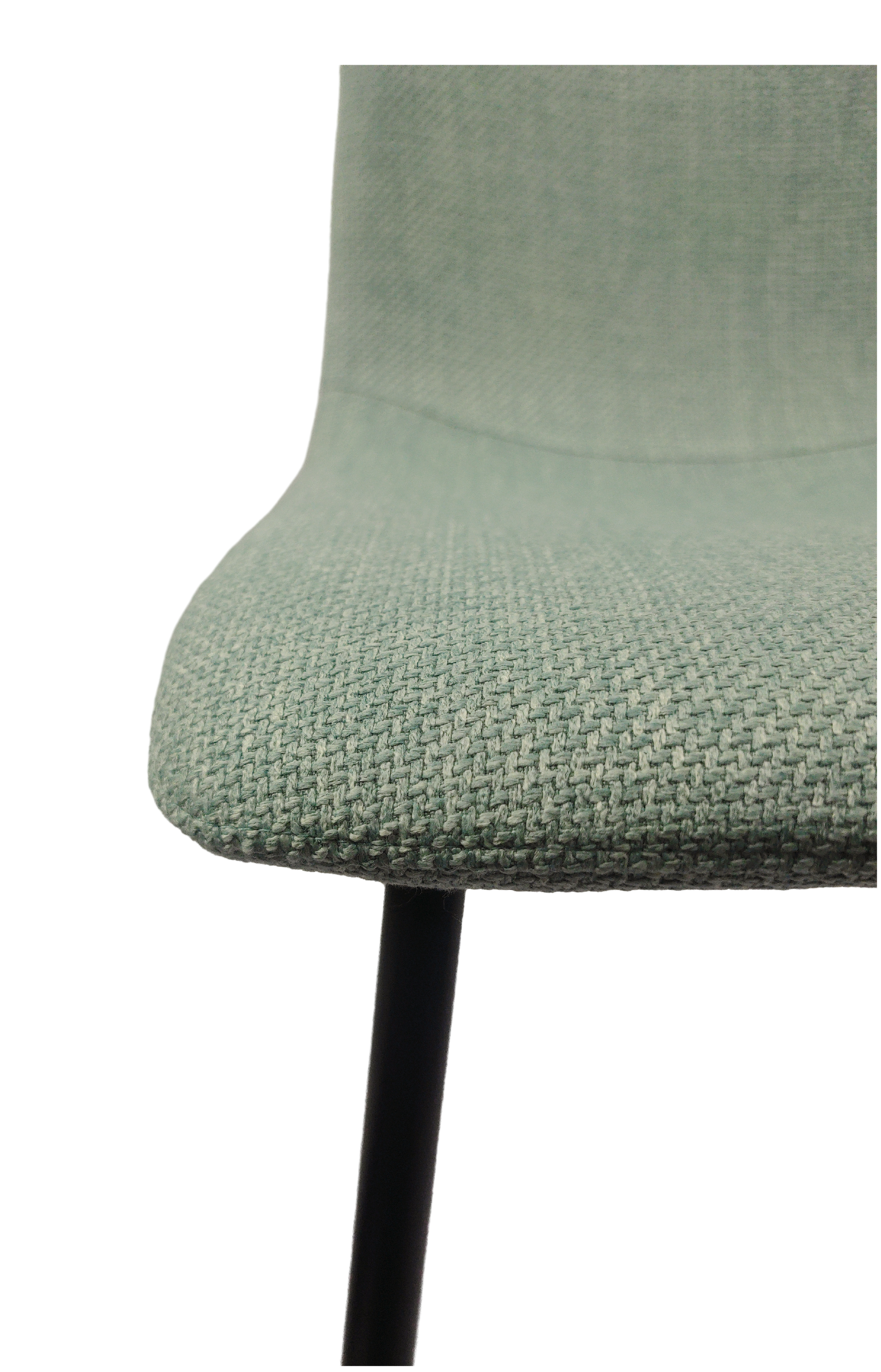 Dining Chairs Set Of 4,Modern Kitchen Dining Room Chairs,Upholstered Dining Accent Chairs In Linen Cushion Seat And Sturdy Black Metal Legs Light Green Light Green Kitchen Dining Chairs Foam Linen