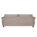 80.7'' 2 In 1 Sofa Bed Sleeper With Large Mattress 63''*70.9*3.3 Inch , For Living Room Spaces Bedroom Beige Polyester