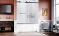 Frameless Sliding Bathtub Door 56 60 In.W X 62 In.H,Bypass Tub Glass Sliding Shower Doors,3 8