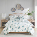 2 Piece Duvet Cover Set Blue Cotton