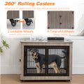 Dog Crate Furniture, Large Dog Kennel, 43