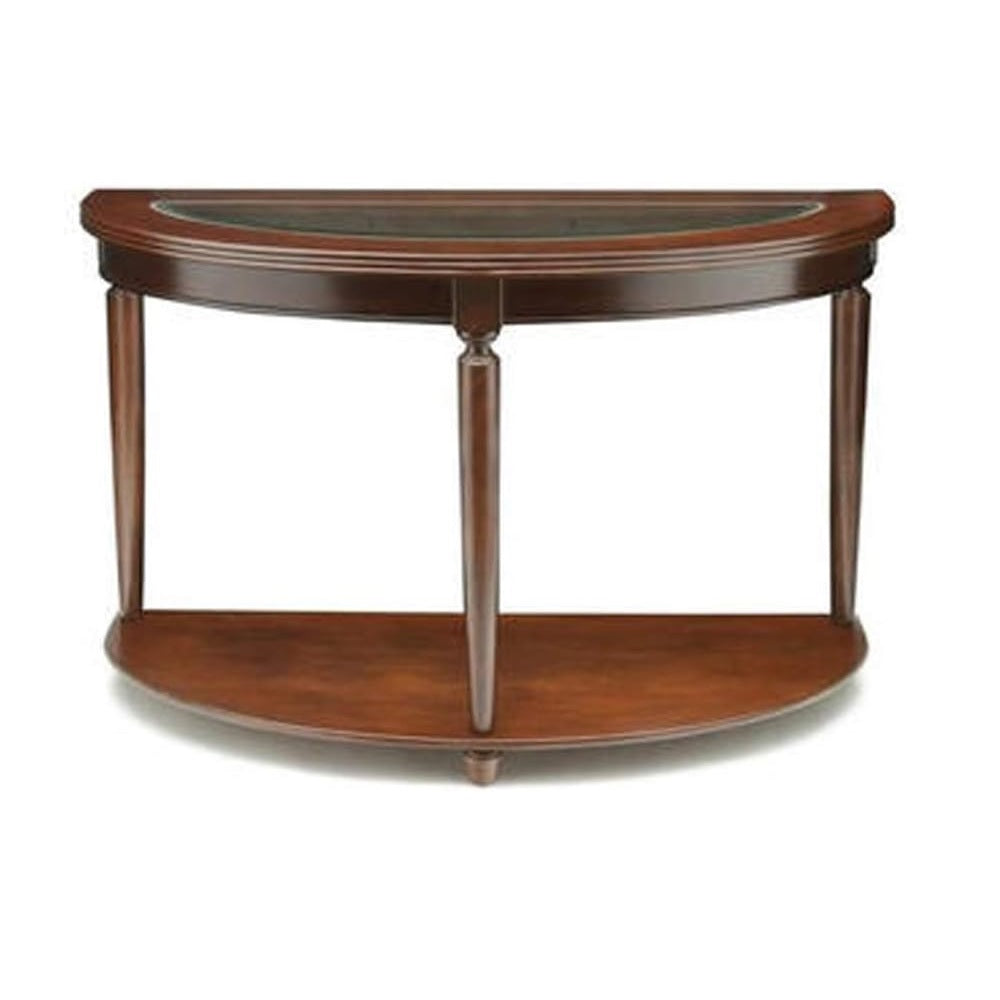 Transitional 1Pc Side Table Dark Cherry Open Bottom Shelf Beveled Glass Top Turned Legs Living Room Furniture Cherry Primary Living Space Classic,Contemporary,Transitional Rubberwood Open Storage