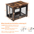 Dog Crate Furniture, Large Dog Kennel, 38