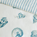 2 Piece Duvet Cover Set Blue Cotton