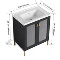 28 Inch Freestanding Bathroom Vanity Plywood With black-2-bathroom-freestanding-modern-plywood