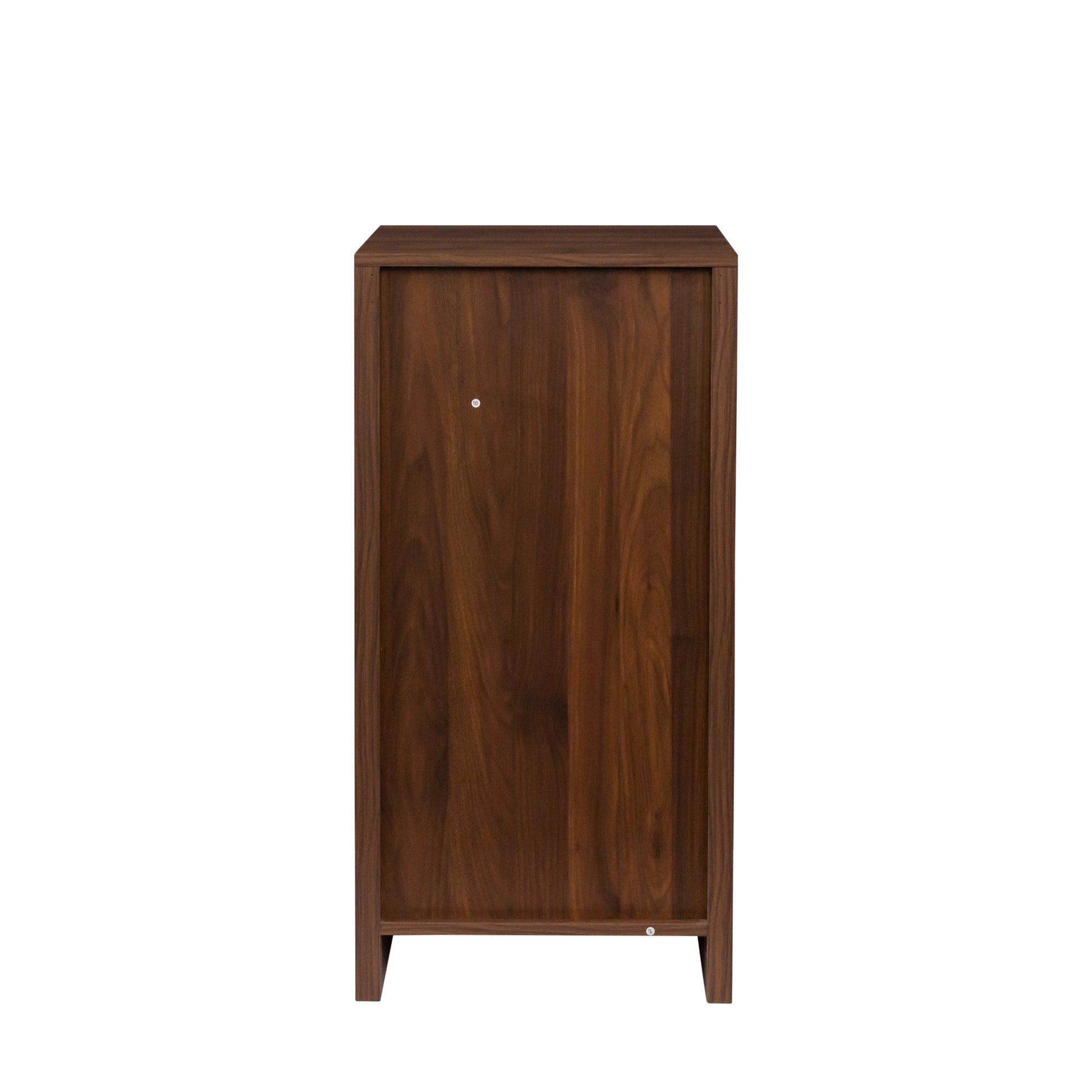 brown walnut color modular wine bar cabinet Buffet walnut brown-mdf