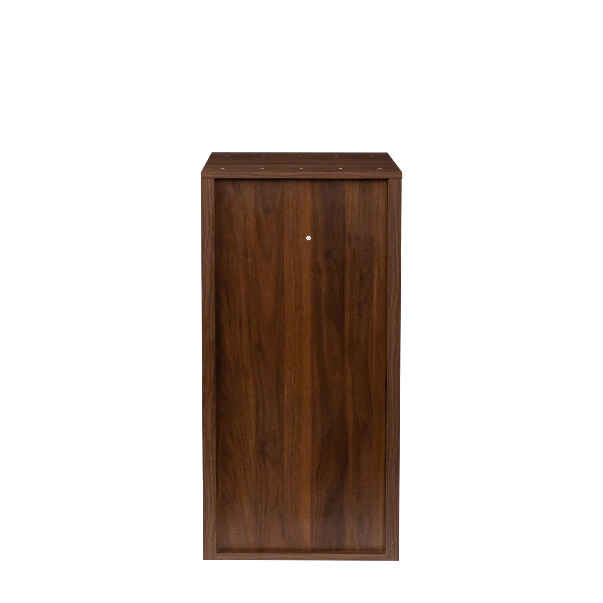 Brown walnut color modular wine bar Cabinet with walnut brown-mdf