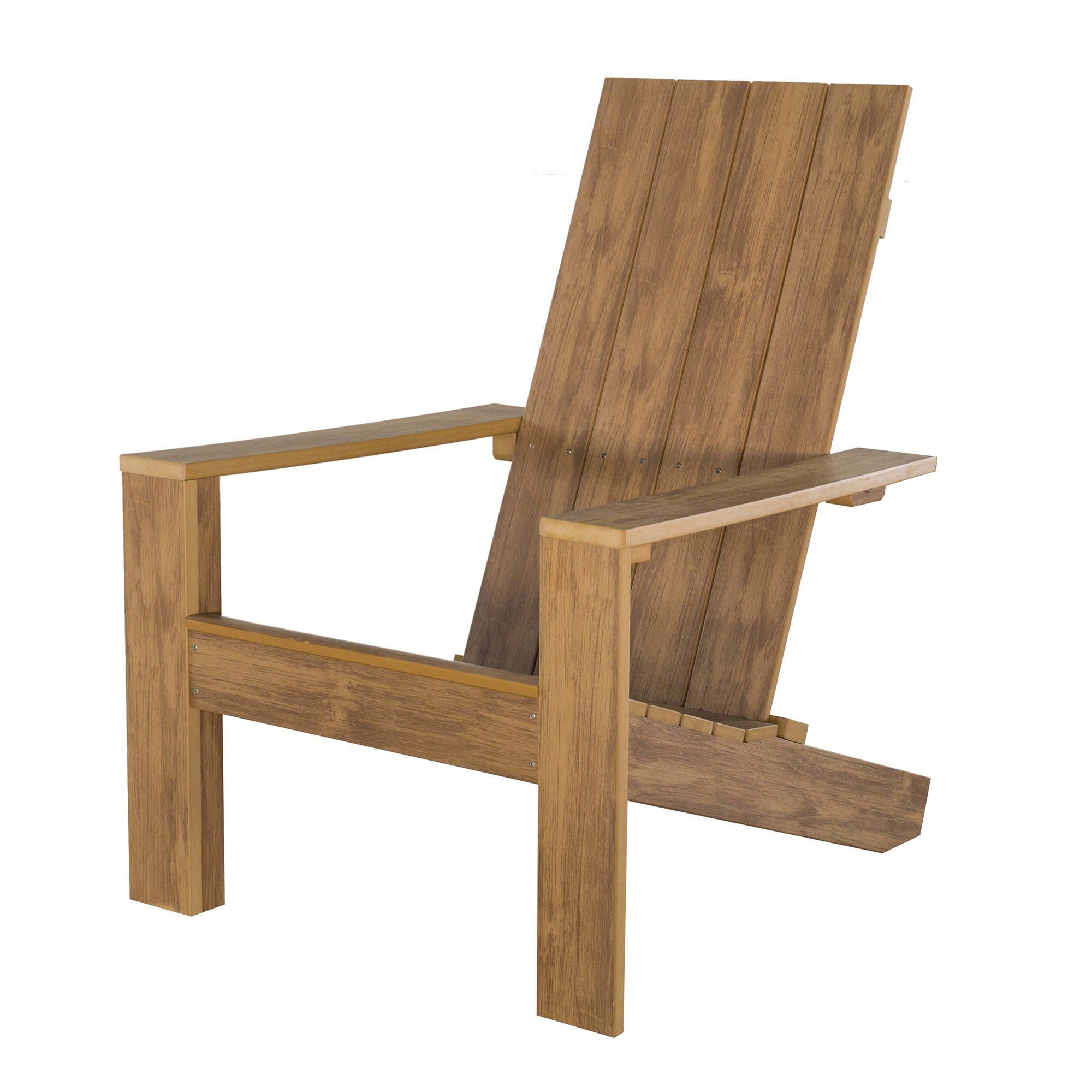 Outdoor Slat Back Plastic Wood Adirondack Chair