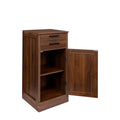 brown walnut color modular wine bar cabinet Buffet walnut brown-mdf