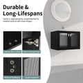 28 Inch Wall Mounted Bathroom Vanity With Sink, For black-2-bathroom-wall mounted-modern-plywood