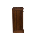 Wardrobe walnut brown-mdf