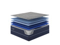 Healthrest By Restonic Polarbreeze Super Plush, Twin Navy Blue Steel Foam