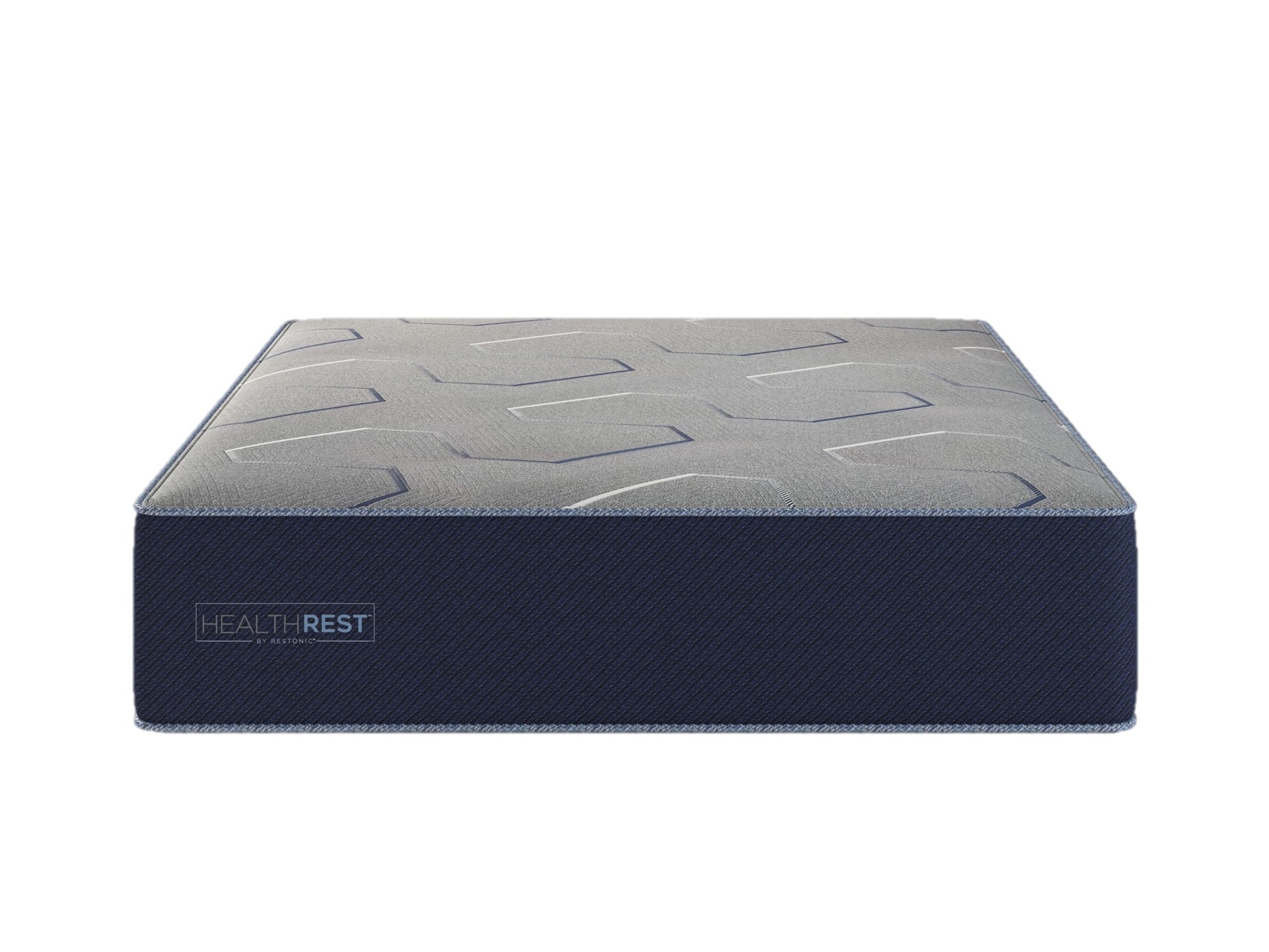 Healthrest By Restonic Polarbreeze Plush, California King Navy Blue Steel Foam