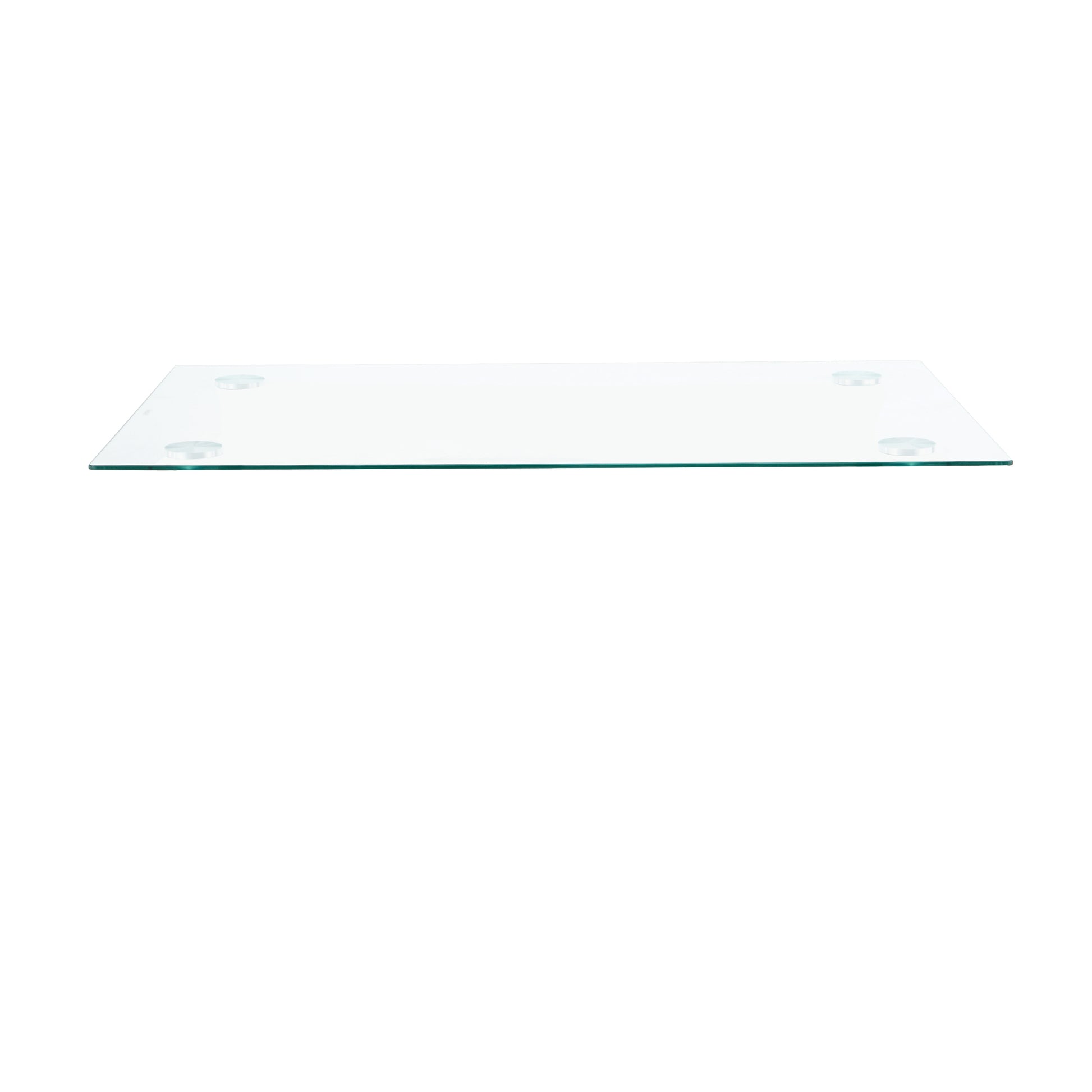 Modern Minimalist Rectangular Glass Table Accessories, Transparent Glass Countertop Dia1300*800*8Mm Clear Glass