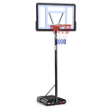 Basketball Hoop Outdoor, 5.2 Ft To 6.8Ft Adjustable Basketball Goal With 32