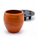 Smart Self Watering Round Planter Pot For Indoor And Outdoor Terracotta Painted Terracotta Abs