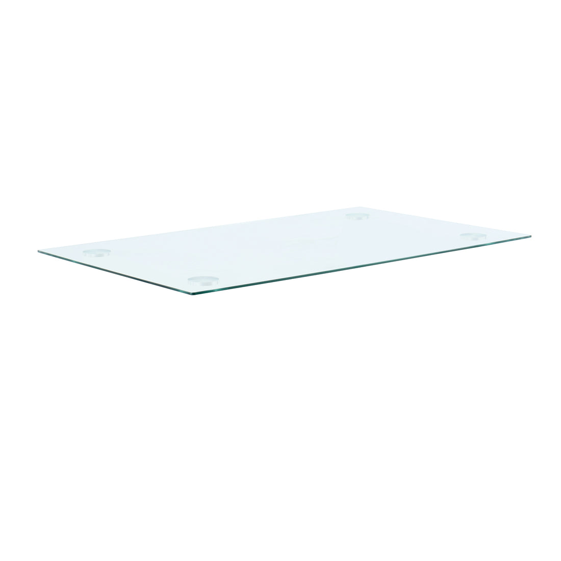 Modern Minimalist Rectangular Glass Table Accessories, Transparent Glass Countertop Dia1300*800*8Mm Clear Glass