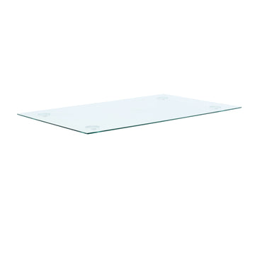 Modern Minimalist Rectangular Glass Table Accessories, Transparent Glass Countertop Dia1300*800*8Mm Clear Glass