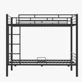 Metal Bunk Bed With Drawers, Twin, Black Twin Black Mdf Metal