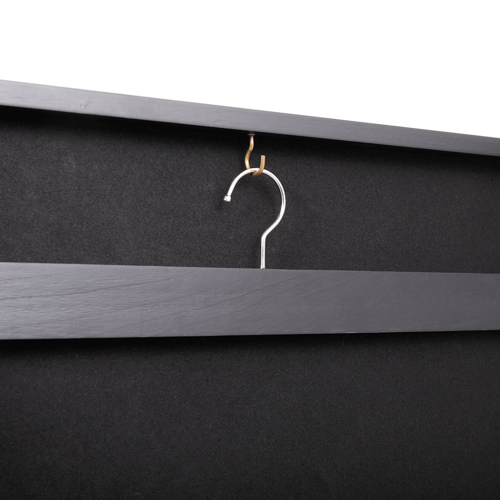 Jersey Frame Display Case with Lengthened Hanger for black-pine