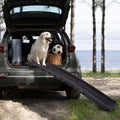 Portable Foldable Pet Ramp Climbing Ladder Suitable For Off Road Vehicle Trucks Black Black Polypropylene