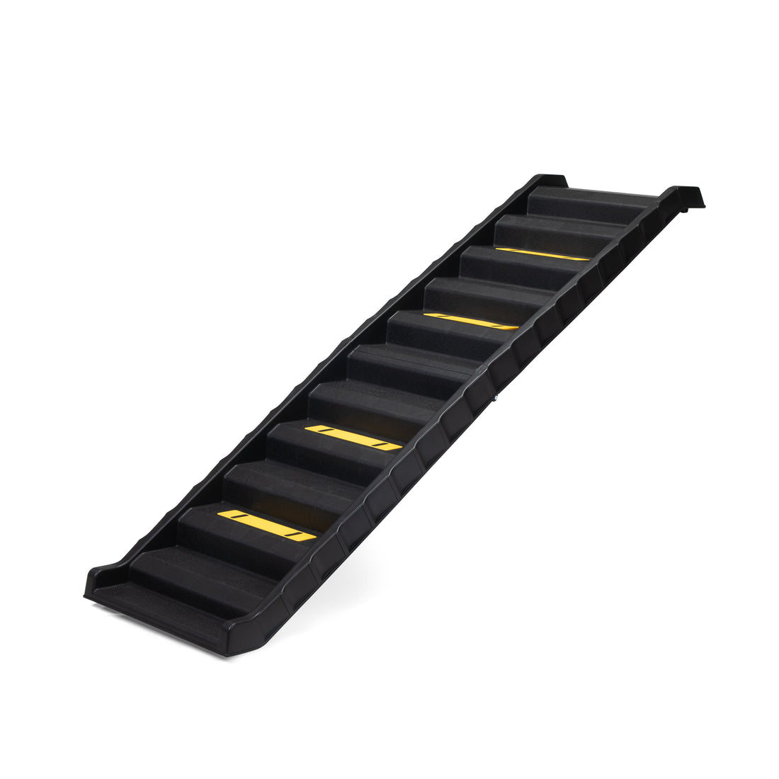 Folding Pet Ramp, Dog Ramp For Cars Suv, Vehicle Stairs Ladder With Nonslip Mats And Rubber Feet, Pets Of All Sizes, Portable, Black Black Polypropylene