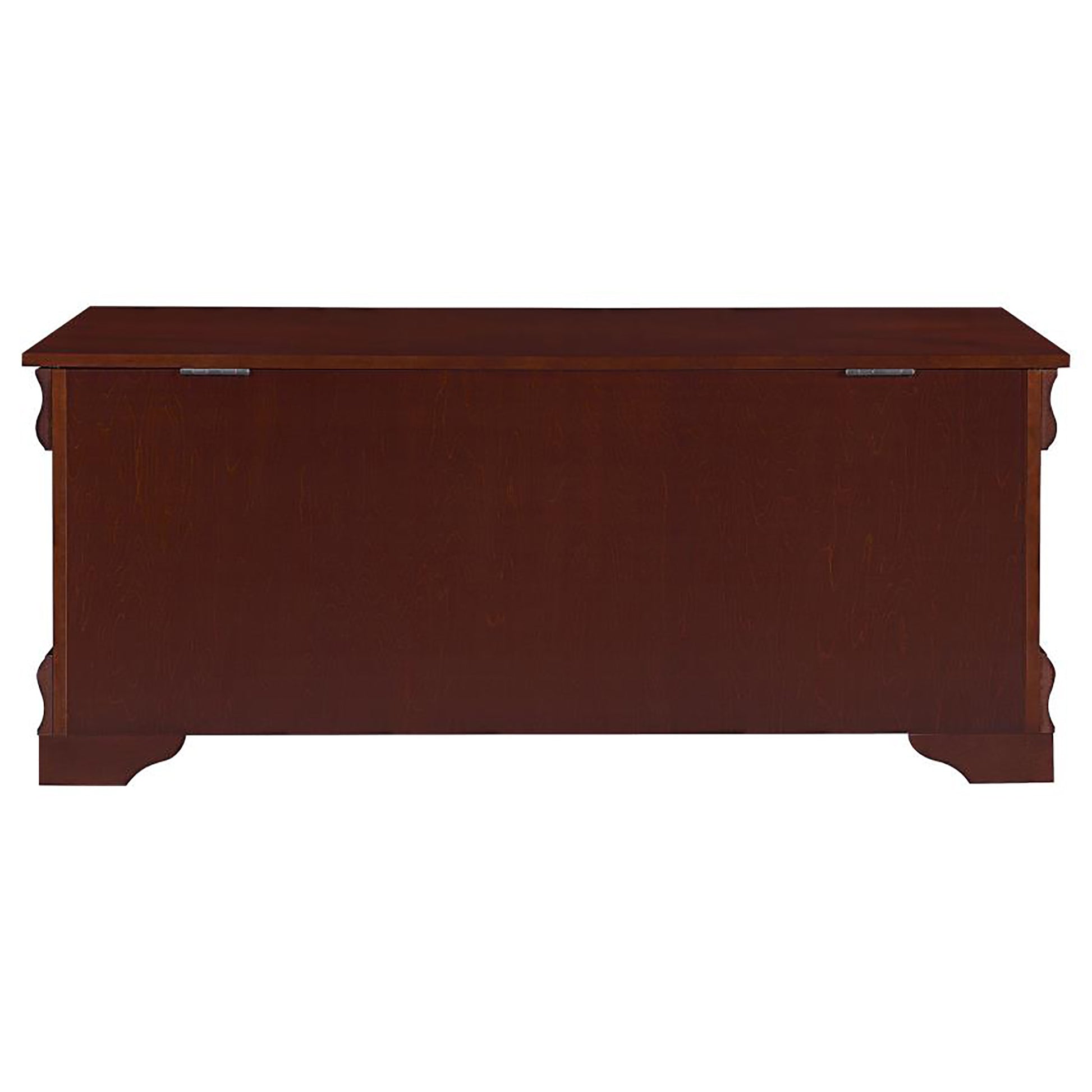 Warm Brown Cedar Chest Brown Brown Primary Living Space Traditional Wood